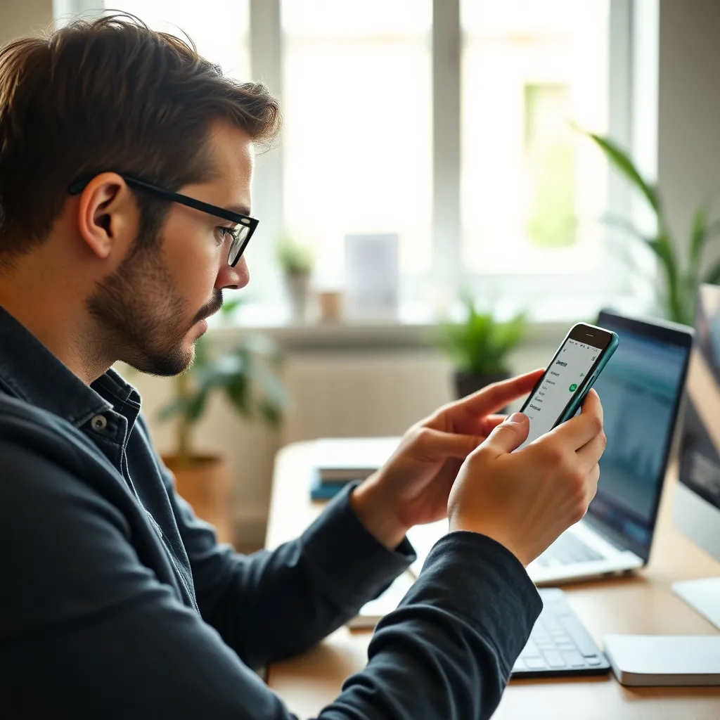 Persoon die een online financiële les volgt op laptop