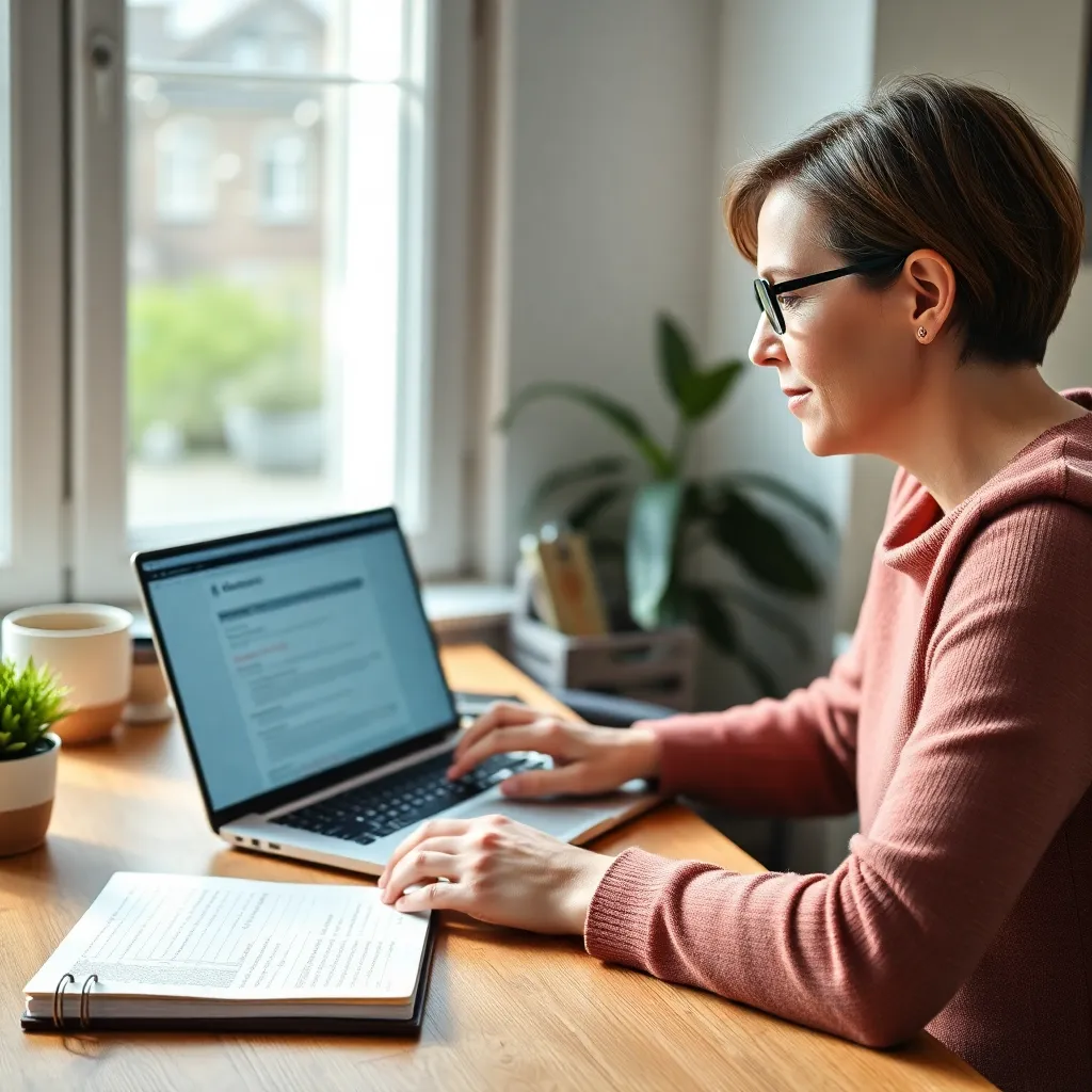 Persoon die basisvaardigheden voor financieel beheer leert